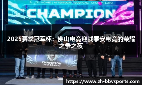 2025赛季冠军杯:佛山电竞迎战泰安电竞的荣耀之争之夜